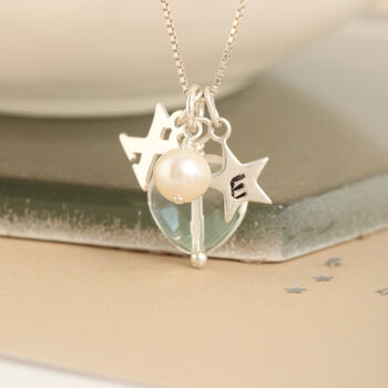 Personalised Hidden Meaning Heart Necklace, 6 of 9
