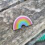 Pastel Rainbow Enamel Pin Badge, thumbnail 9 of 10