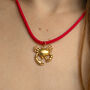 Beach Rope And Crab Charm Necklace, thumbnail 1 of 5