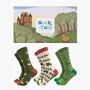 Men's Bamboo Socks Gift Box Farm Tractor Animals, thumbnail 1 of 5