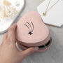 Shooting Star Pink Heart Travel Jewellery Case, thumbnail 5 of 10