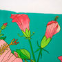 Tropical Hibiscus Cotton Cushion Cover, thumbnail 5 of 9