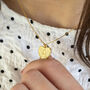 Dotted Heart Initial Charm Necklace, thumbnail 6 of 12