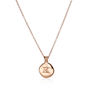 Women's Rose Gold Plated Initial Message Necklace, thumbnail 2 of 8