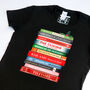 Funny Book Puns Ladies Christmas T Shirt, thumbnail 2 of 4