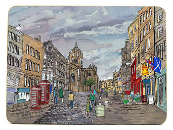 Royal Mile Edinburgh Placemat, 2 of 2