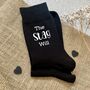 The Stag Personalised Wedding Day Socks, thumbnail 2 of 4