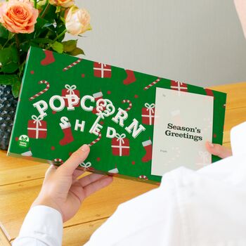 'Vegan Christmas' Gourmet Popcorn Letterbox Gift, 5 of 5
