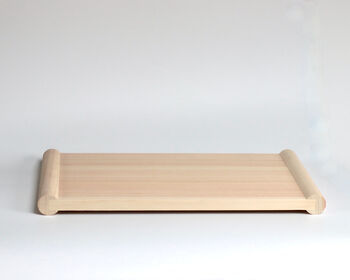 Floating Hinoki Wood Cutting Serving Board Small, 3 of 6