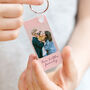 Personalised Colour Swatch Photo Keyring, thumbnail 1 of 7