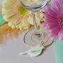 Personalised Bird Wedding Glass Charms, thumbnail 3 of 5