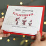 Personalised Bear Family Pack Of Christmas Cards, thumbnail 1 of 2
