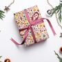 Luxury Pink Christmas Wrapping Paper, thumbnail 1 of 6