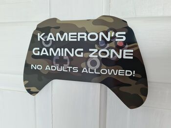 Games Controller Personalised Sign, 3 of 5
