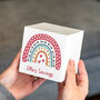 Personalised Rainbow White Money Box, thumbnail 4 of 6