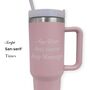 Large 40oz Double Walled Cup – Pink, thumbnail 2 of 5