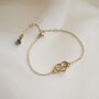 30th Birthday Gift For Her, Heart Infinity Bracelet, thumbnail 10 of 11