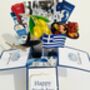 Personalisable Santorini Themed 3D Greeting/Gift Card, thumbnail 2 of 8