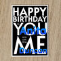 Personalised Birthday Card With Names And Message, thumbnail 2 of 8