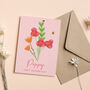 Personalised Floral Valentine's Day Card, thumbnail 4 of 8