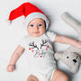 Reindeer Family Christmas T Shirts And Baby Grow, thumbnail 3 of 5