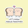 Pack Of Three | 'Let's Grow Mould Together' | Novelty Sticker, thumbnail 1 of 3