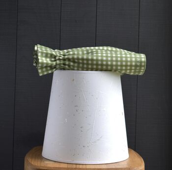Dolly Green Gingham Scrunchie Lampshade, 4 of 4