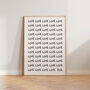 Love Love Love You Wall Art Print, thumbnail 2 of 10
