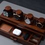 Wooden Watch Display Case For Men Christmas Gift Walnut, thumbnail 4 of 8