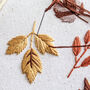 Autumn Leaves Hand Embroidery Kit, thumbnail 2 of 6