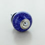 Blue Or Grey Metallic Paint Contrast Cupboard Knobs, thumbnail 3 of 4