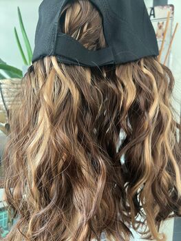 Chemo Headwear Wig Baseball Cap With Hair, 6 of 6