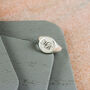 Script Initials Round Silver Signet Ring, thumbnail 5 of 9