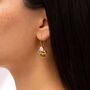 Gemstone Gold Vermeil Drop Earrings, thumbnail 2 of 7