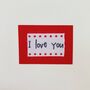 Love You Card ~ Handmade, thumbnail 3 of 3