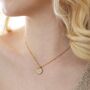 Talisman Pendant Chain Necklace In Gold Plating, thumbnail 1 of 7