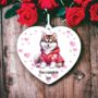 Personalised Pet Siberian Husky Love Decoration, thumbnail 1 of 2