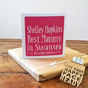 Personalised Best Mum/Mummy/Mother Card, 7 of 7