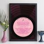 Personalised Birthday Music Print For Dad Favourite Songs Gift, thumbnail 9 of 12