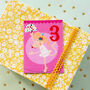 Mini Mouse 3rd Birthday Card, thumbnail 1 of 4