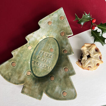 Christmas Tree Ceramic Plate, 4 of 8