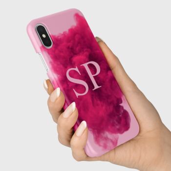 Personalised Pink Ink Dye Phone Case, 3 of 6