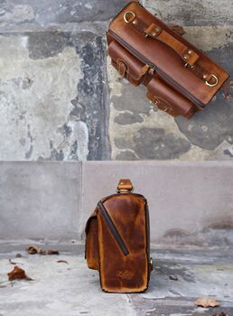 Leather Handbag Shoulder Bag Backpack Personalised Gift, 6 of 12