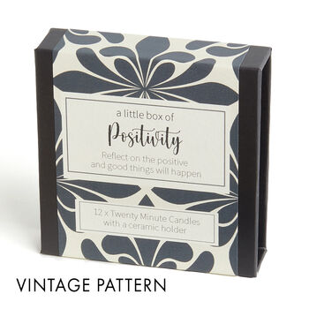 A Little Box Of Positivity Mini Candle Gift Set, 2 of 12