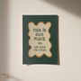 This Is Our Place House Rules Funny Typography Print, thumbnail 6 of 12