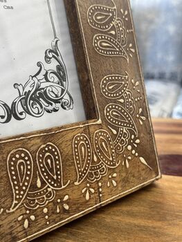 Wooden Picture Frame: Tabletop Photo Display, Artisan Crafted, 11 of 12