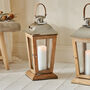Wood Candle Lantern Tall, thumbnail 1 of 7