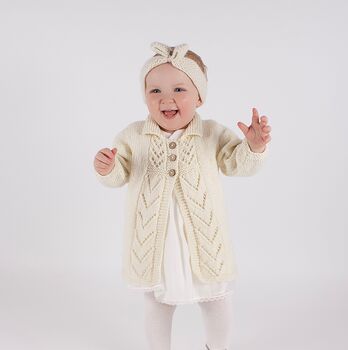 Baby Coat Intermediate Knitting Kit, 3 of 9