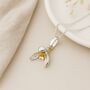 Personalised Silver Snowdrop January Birth Flower Necklace, thumbnail 1 of 8