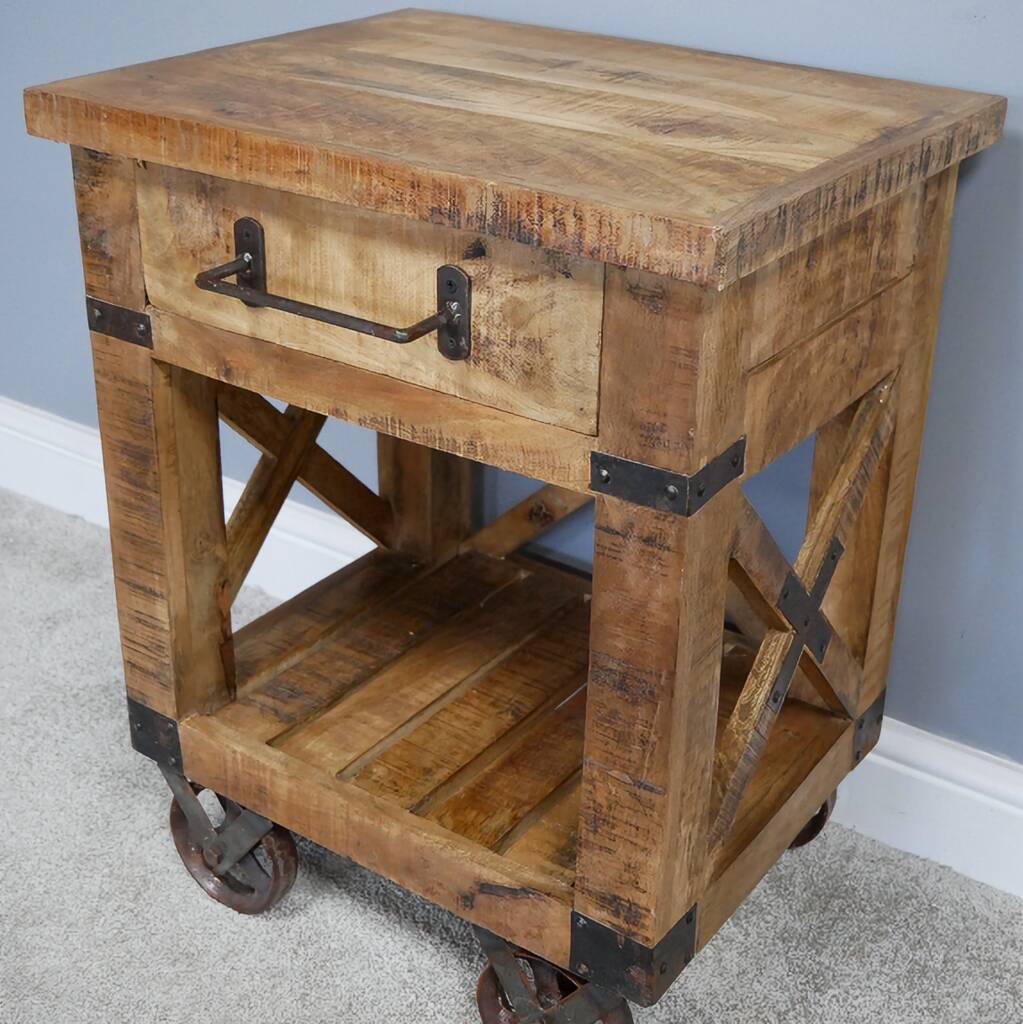 Industrial Side Cabinet On Wheels